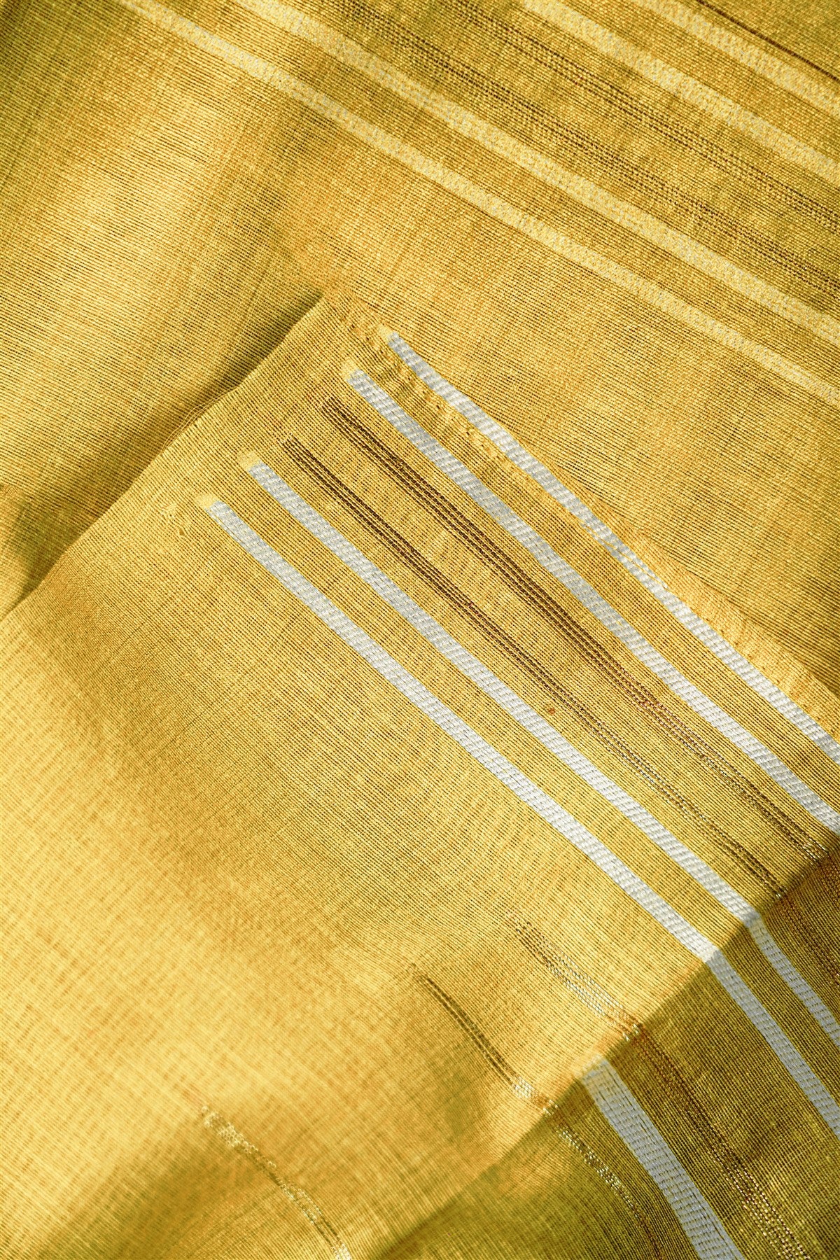 Chanderi Mustard Embroidery Dress Material