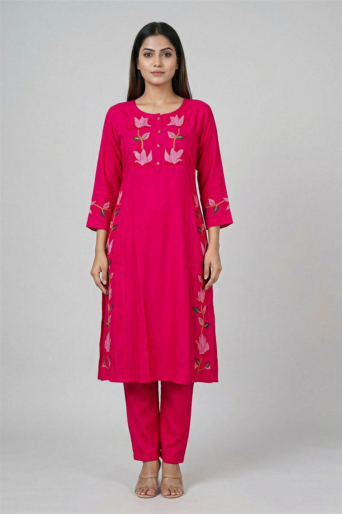 Classic Silk Olive Green Kurta