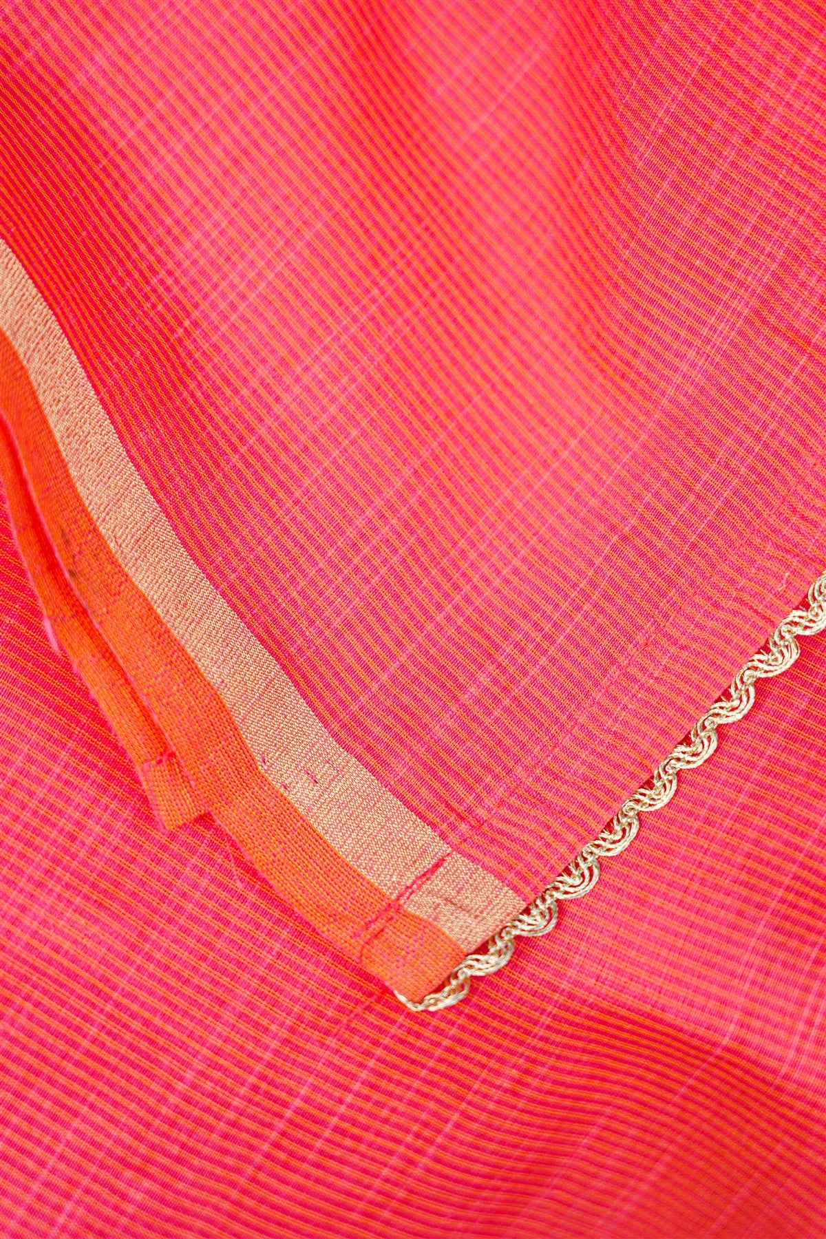 Chanderi Coral Embroidered Dress Material