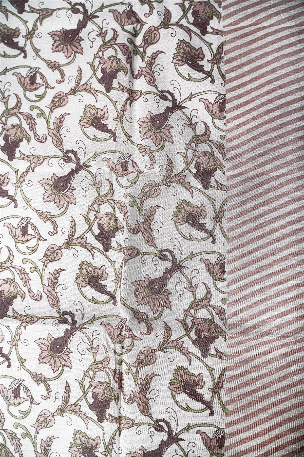 Chanderi Mauve Gota Patti Dress Material