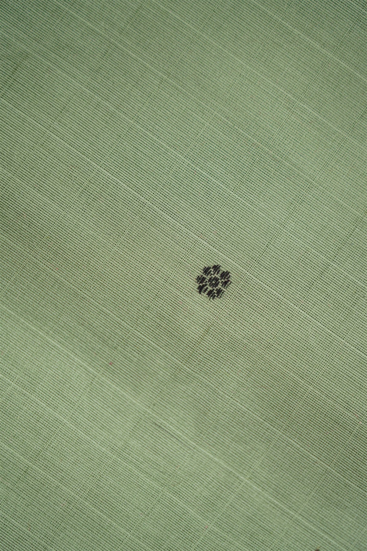 Cotton Pastel Green And Navy Blue Zari Border Dress Material