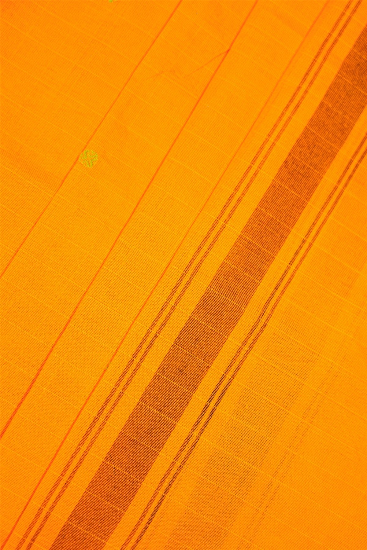 Cotton Orange Zari Woven Dress Material