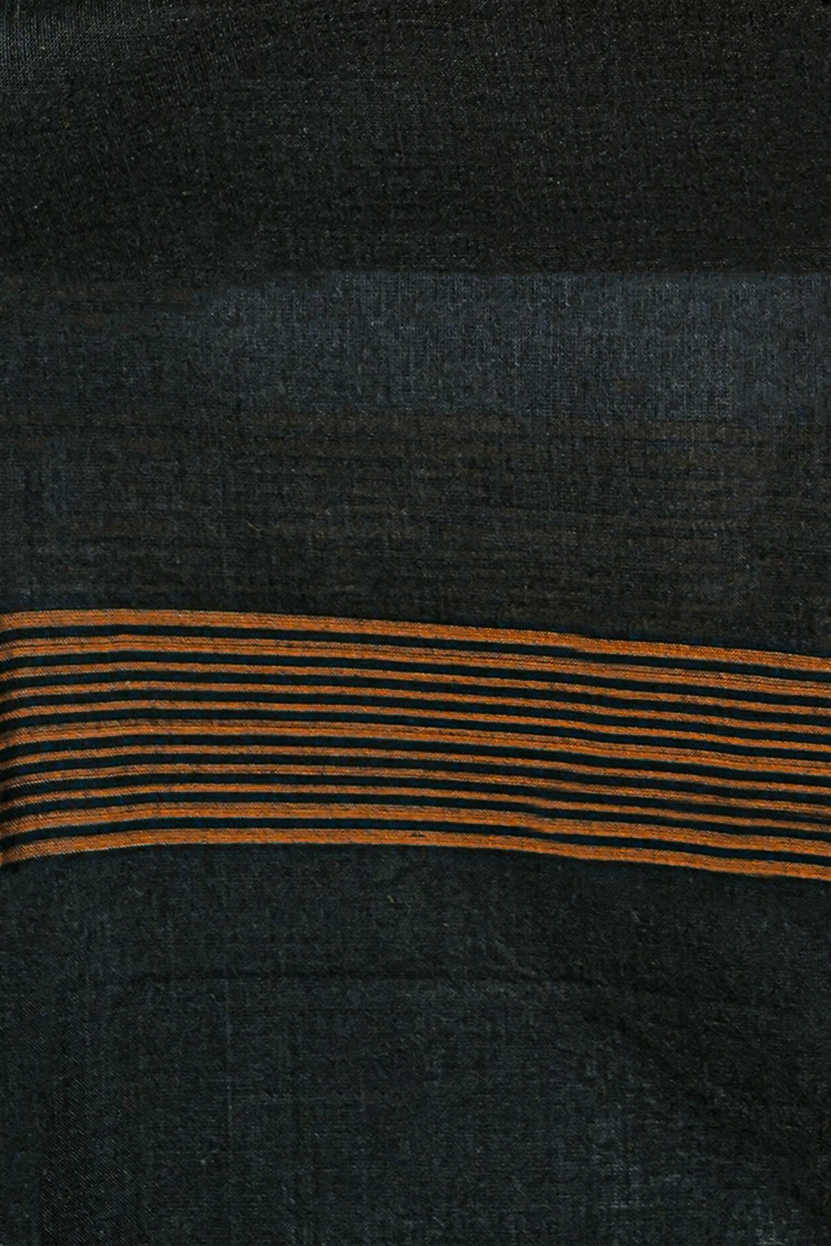 Cotton Orange Grid Check Print Dress Material
