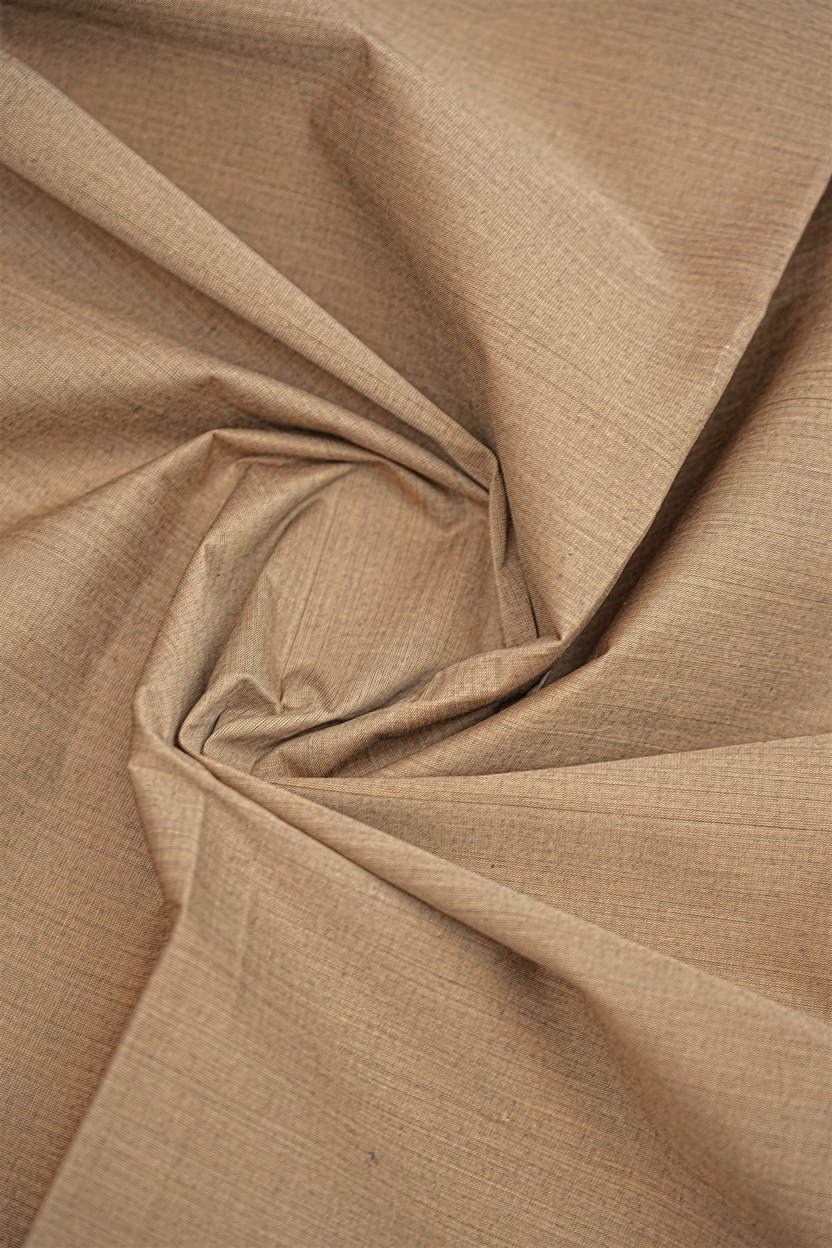 Cotton Dark Grey And Beige Checkered Dress Material