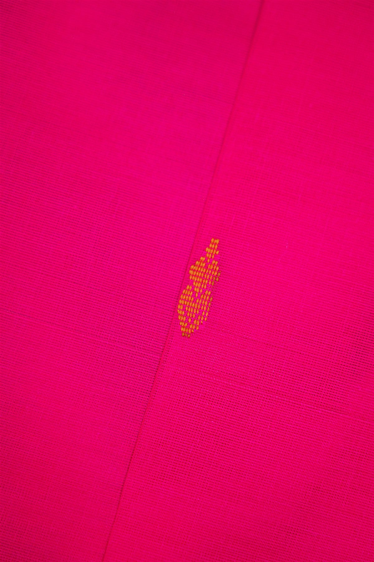 Cotton Mustard Yellow And Pink Striped Woven Dress Material