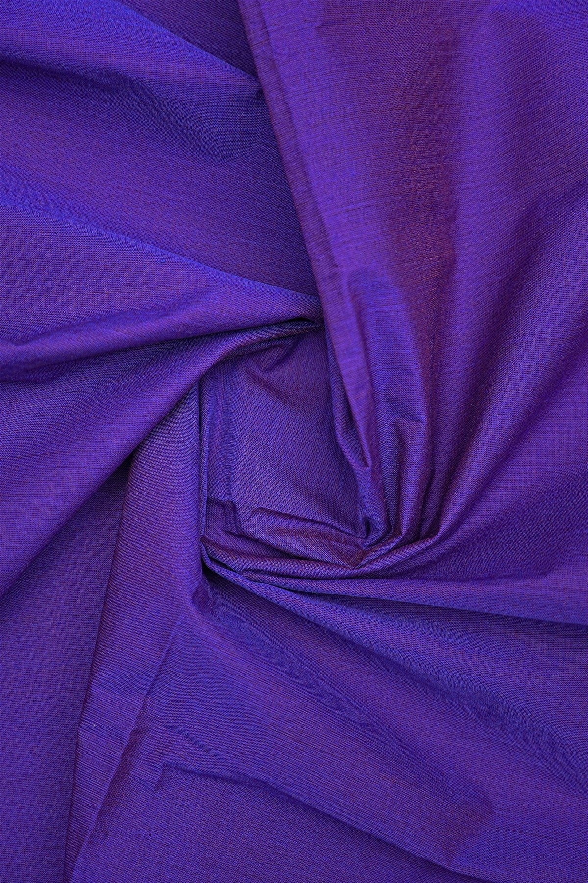 Cotton Mustard Yellow And Purple Zari Bordered Dress Material