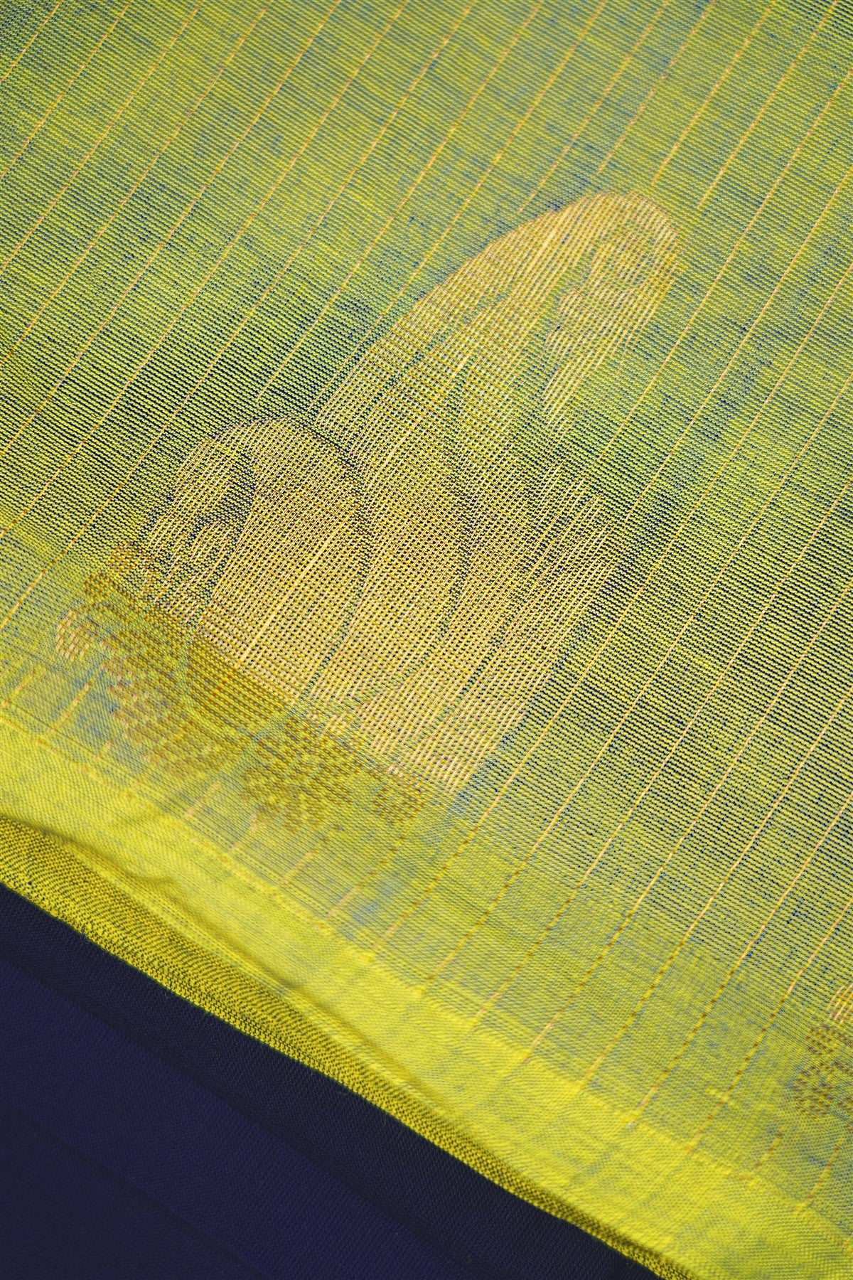 Cotton Lime Green Woven Buta Dress Material