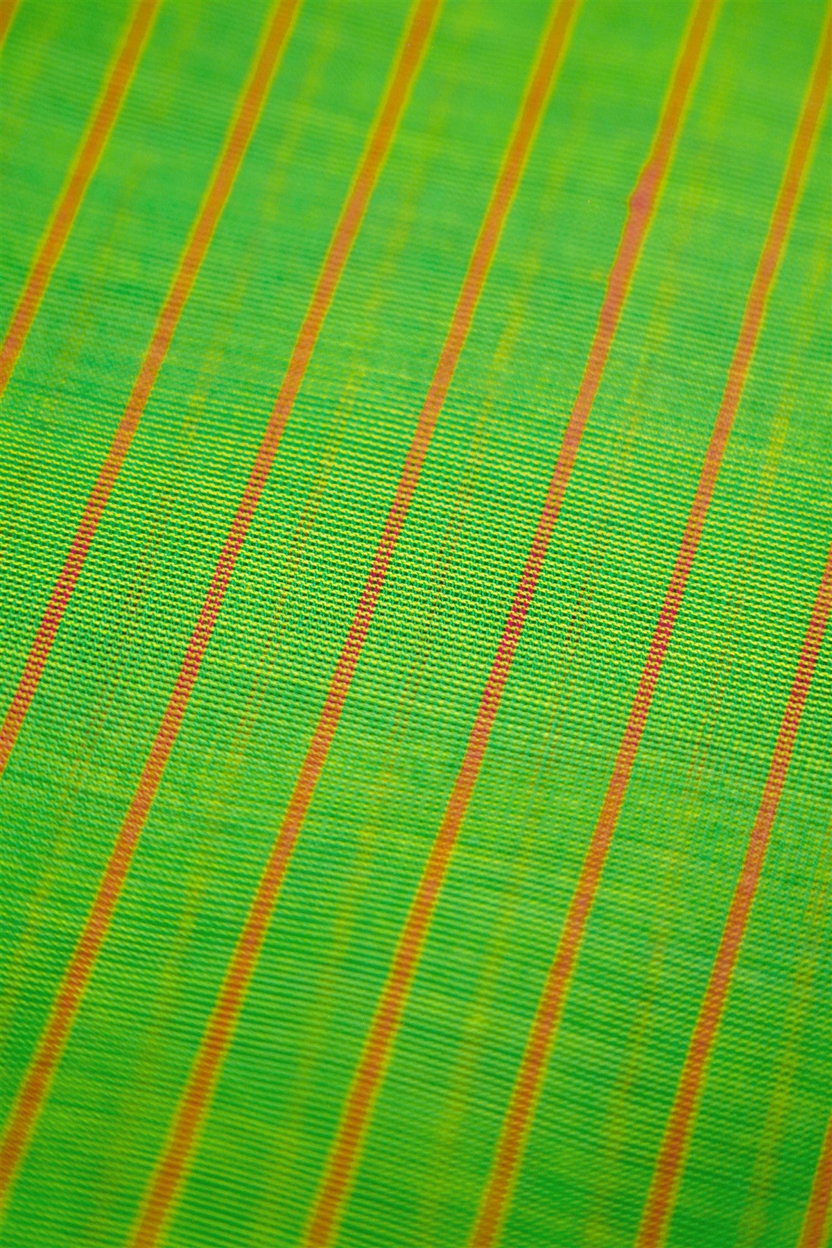 Cotton Green Striped Dress Material