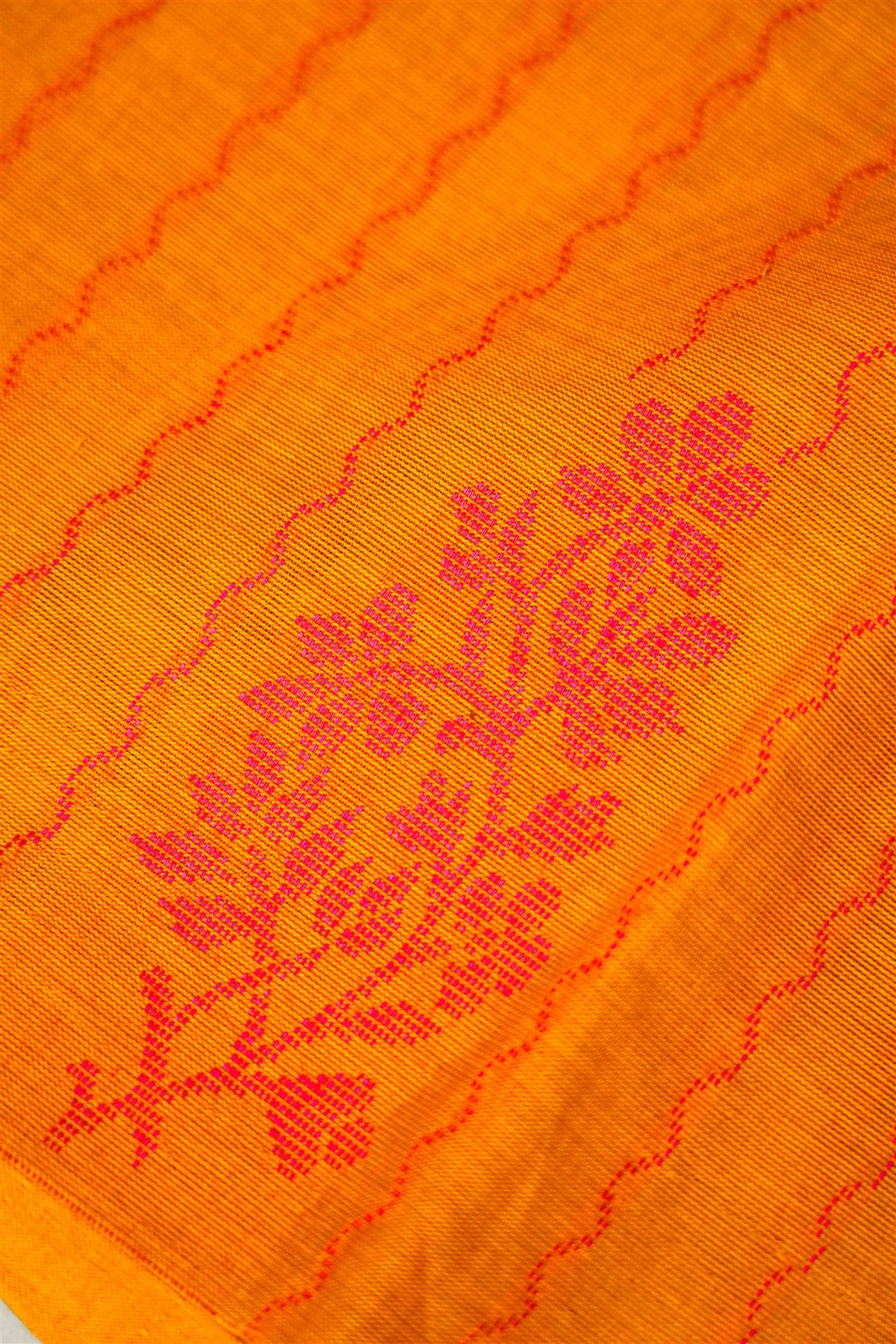 Cotton Mustard Yellow Dress Material