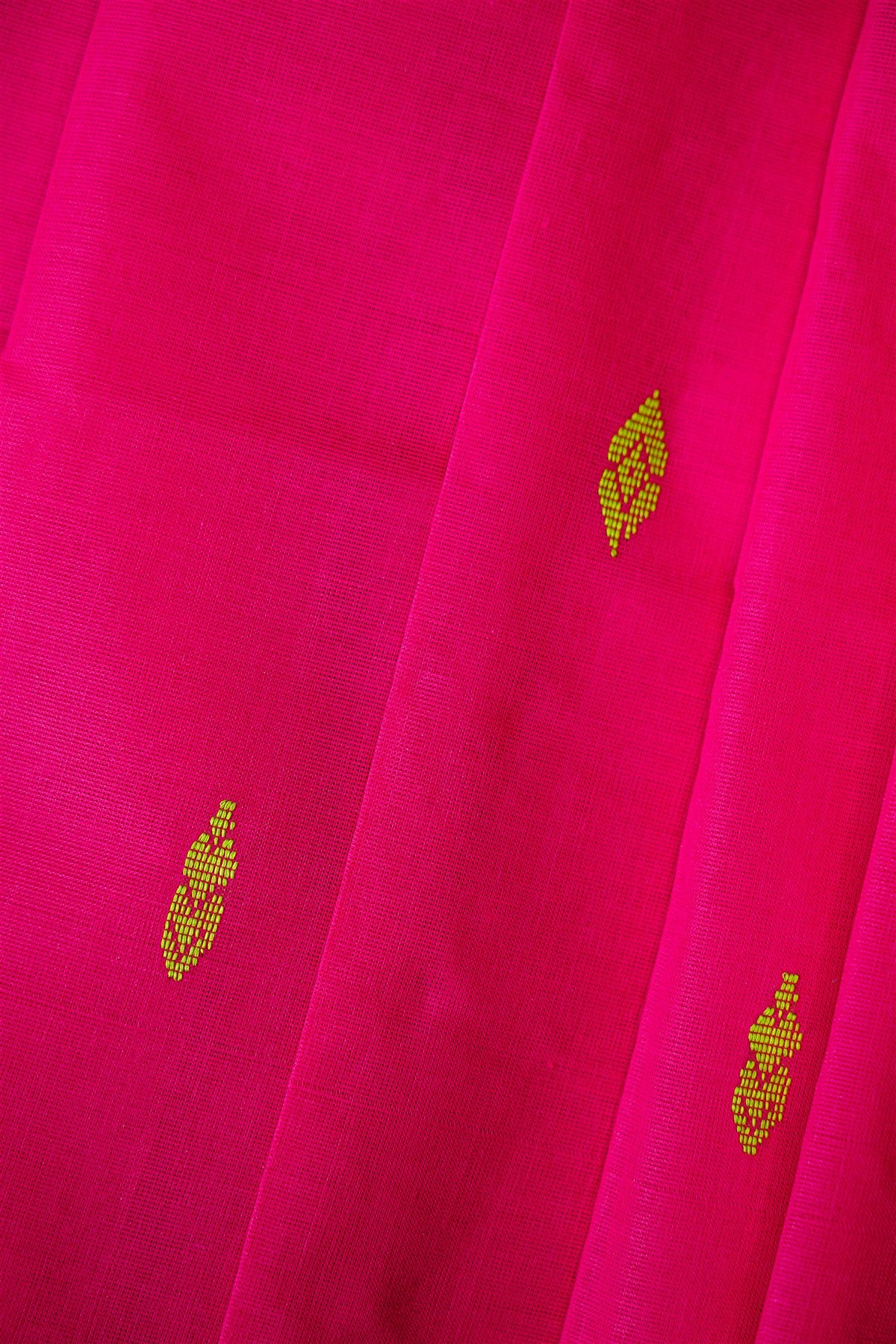 Cotton Mustard Yellow Floral Banarasi Dress Material