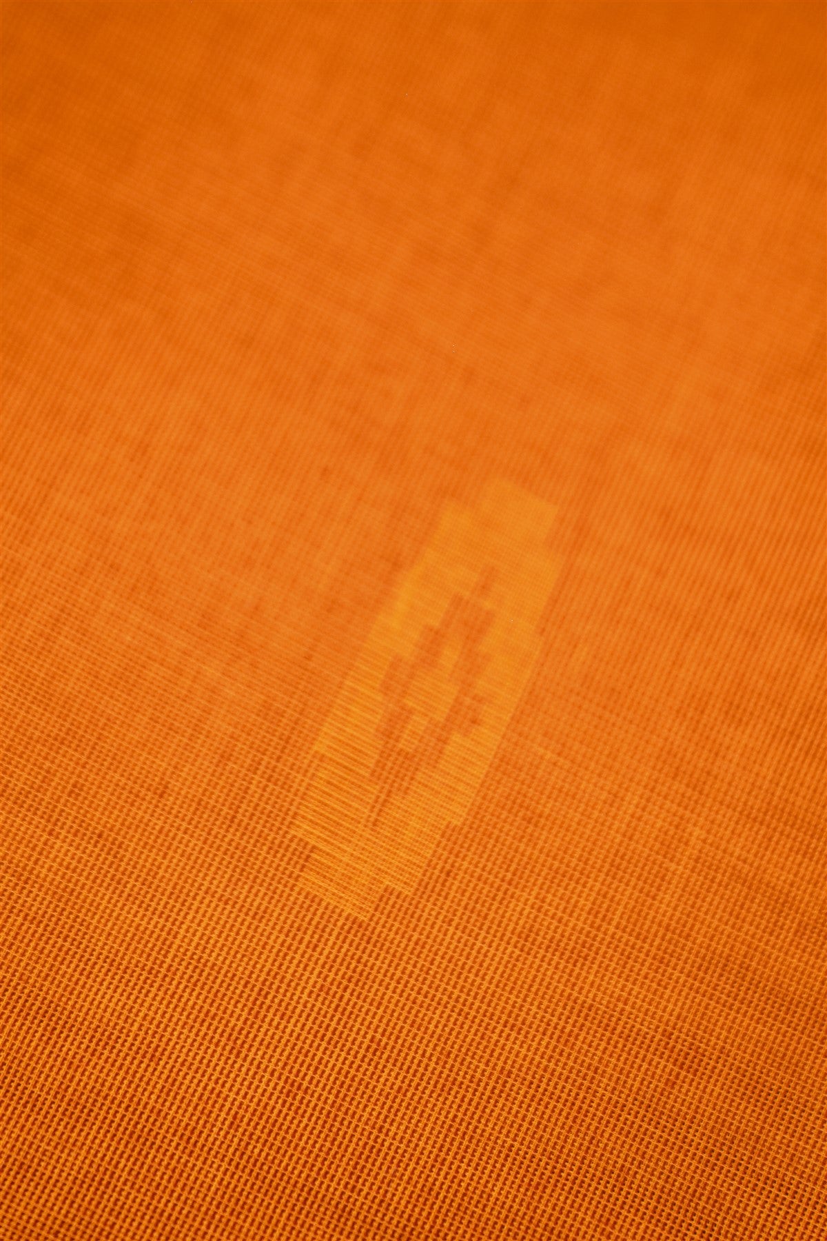 Cotton Orange Woven Motif Dress Material