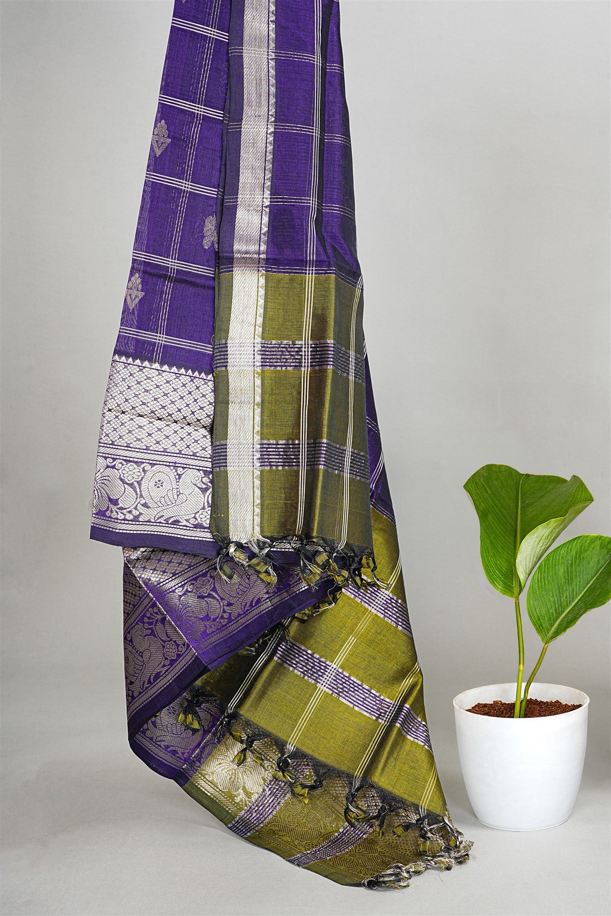 Sico Mehendi Green Checks Dress Material