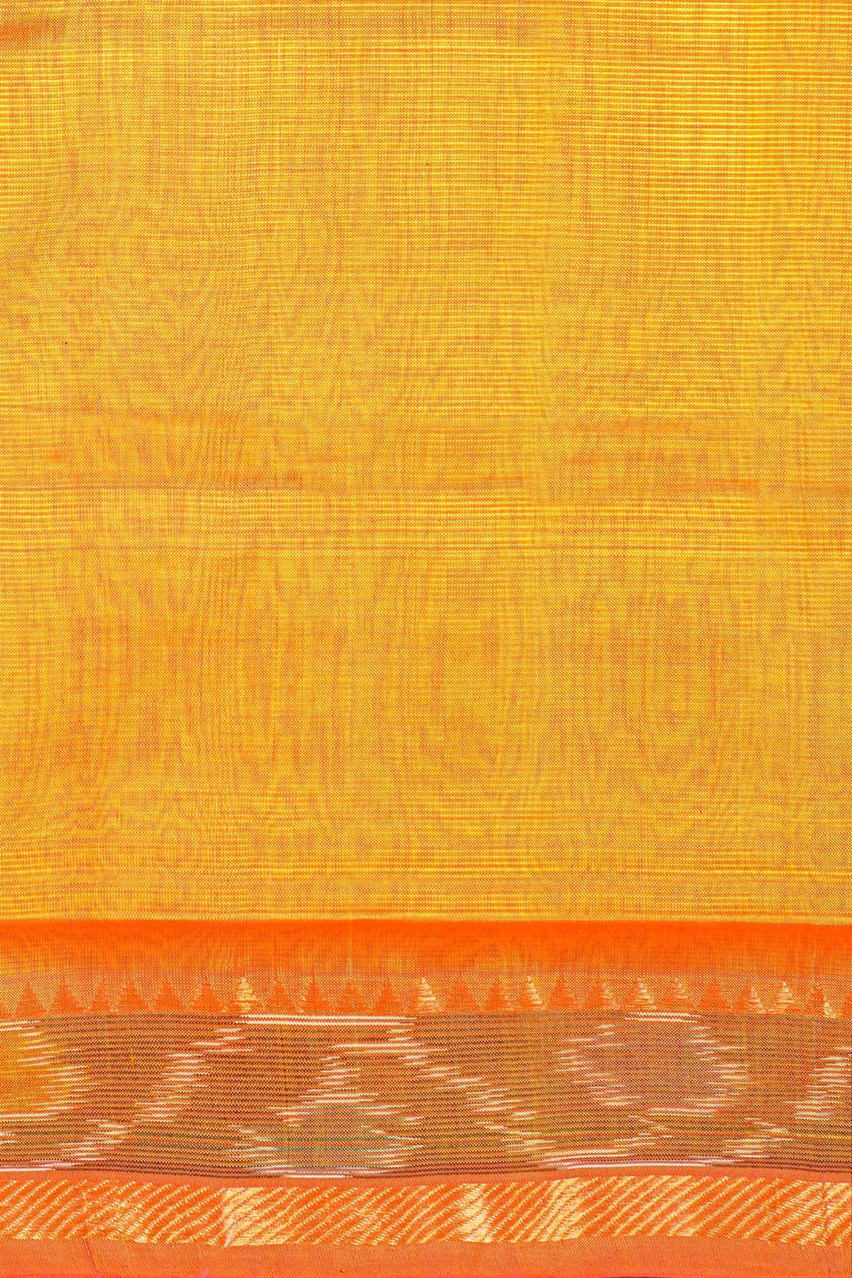 Sico Mustard Ikat Border Dress Material