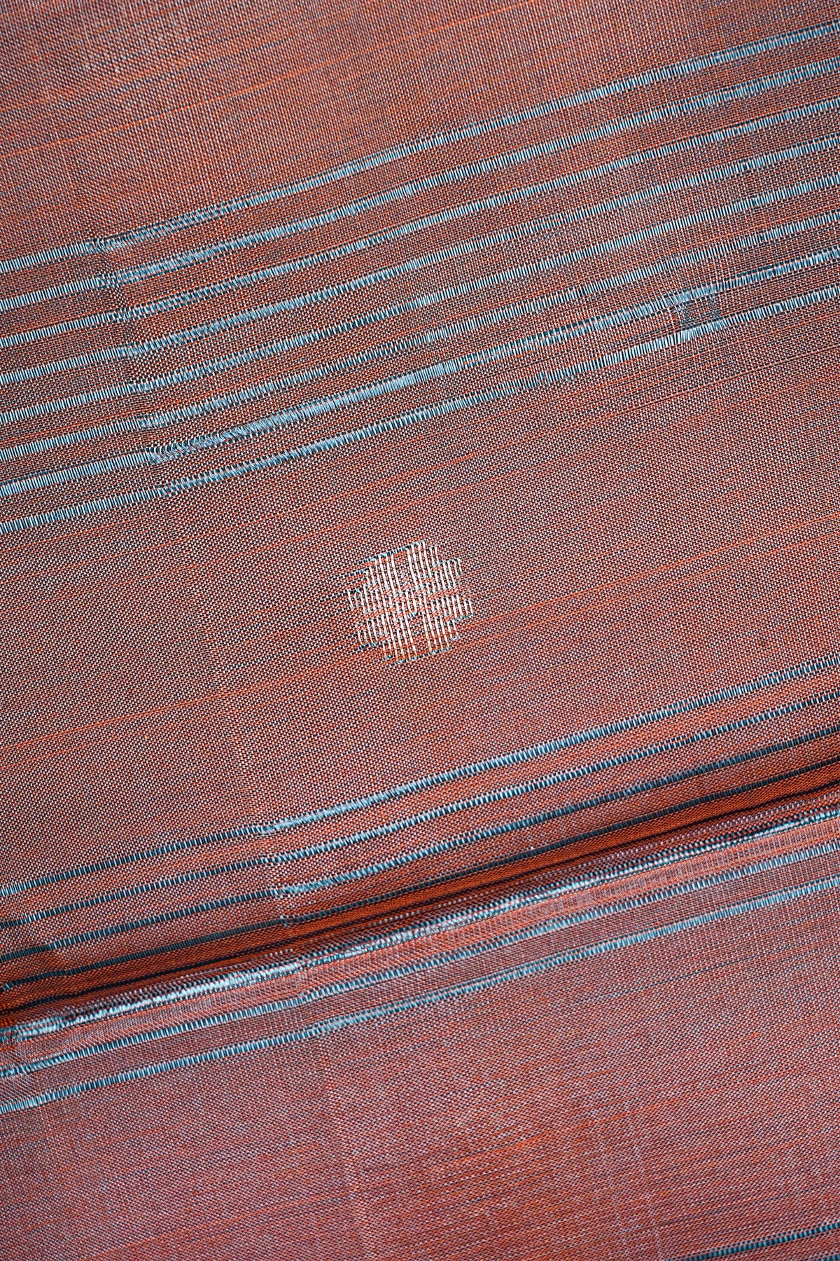 Sico Brown Woven Zari Butta Dress Material