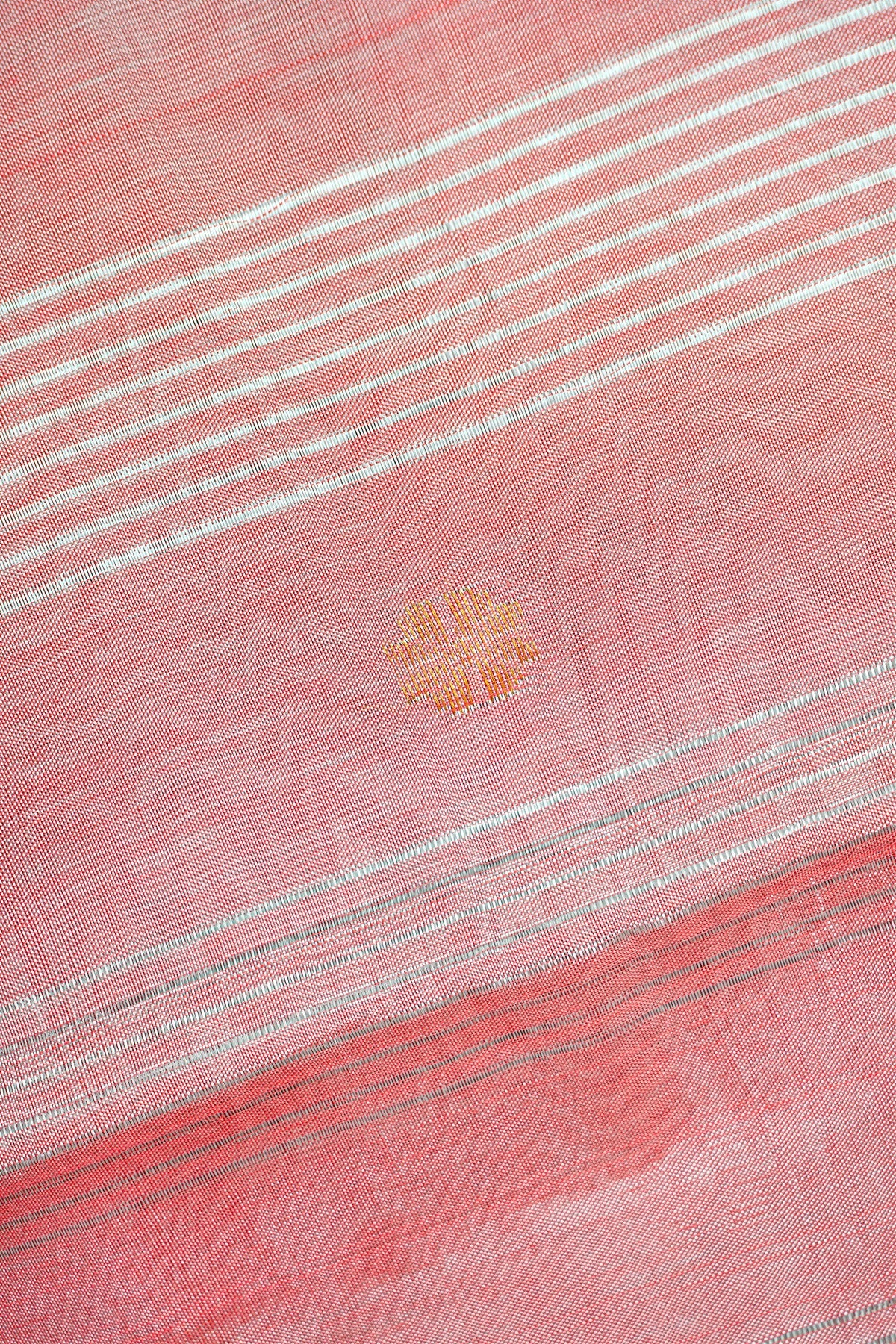 Sico Pink Zari Border Dress Material