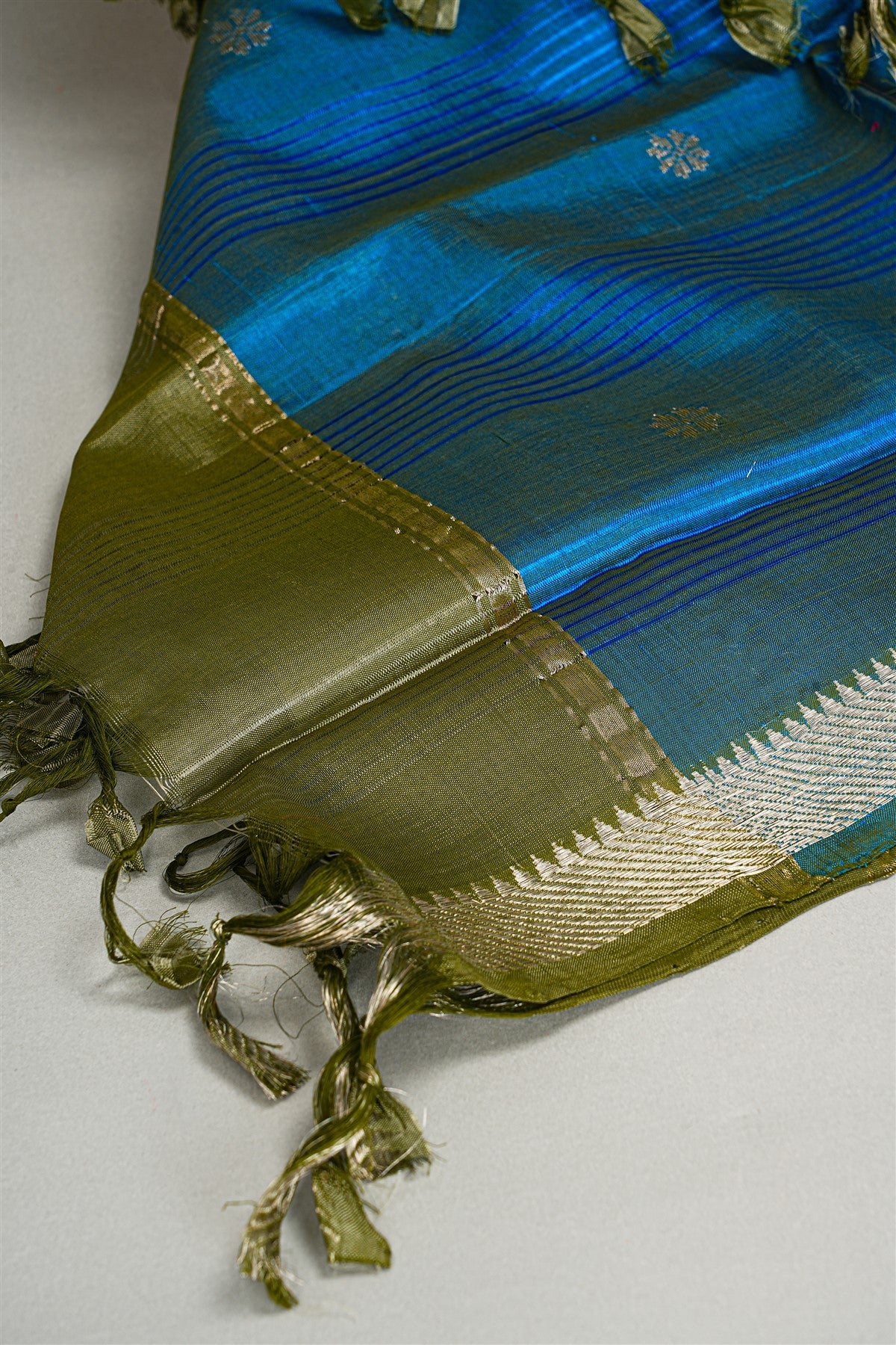 Sico Blue Woven Buta Dress Material