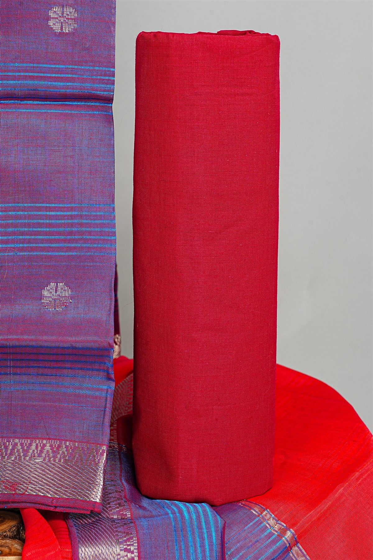 Sico Purple Dress Material