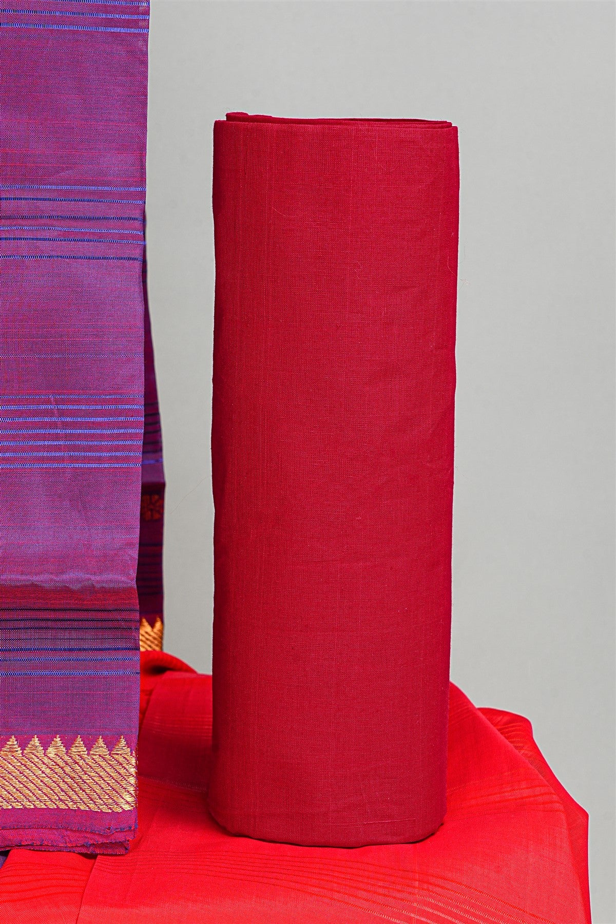 Sico Purple Dress Material