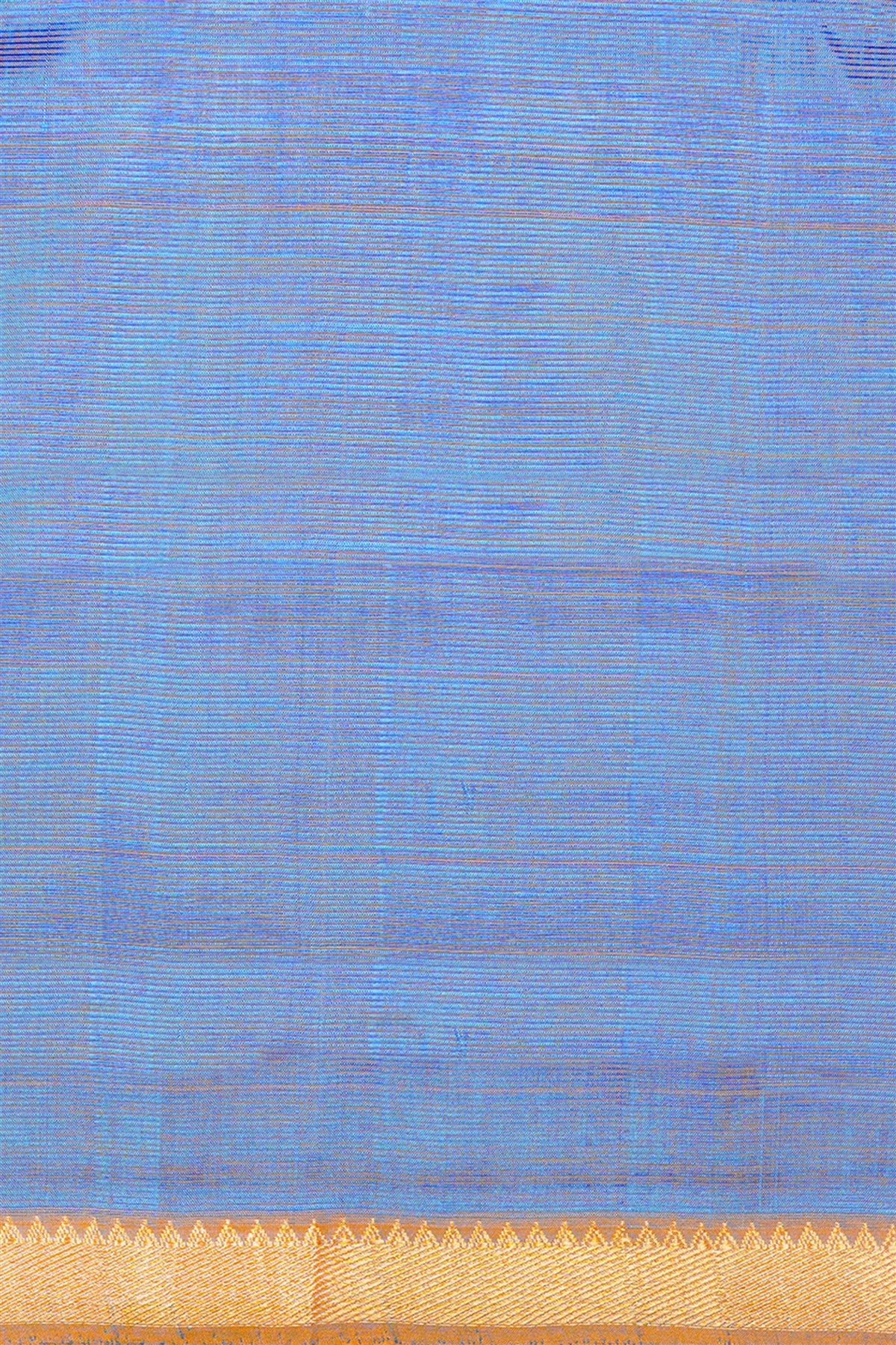 Sico Blue Zari Border Dress Material