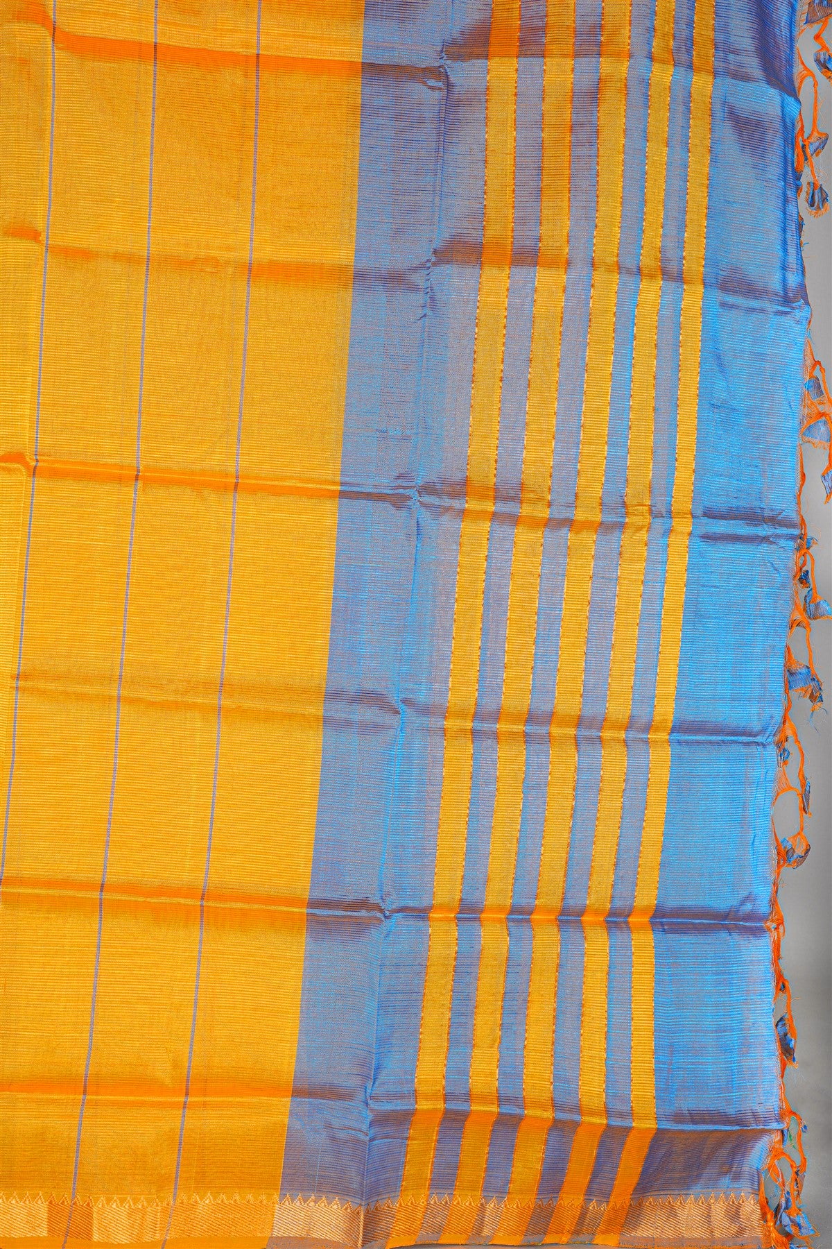 Sico Blue Zari Border Dress Material