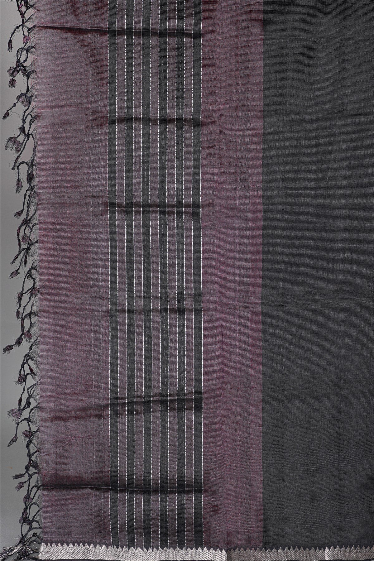 Sico Brown Zari Border Dress Material