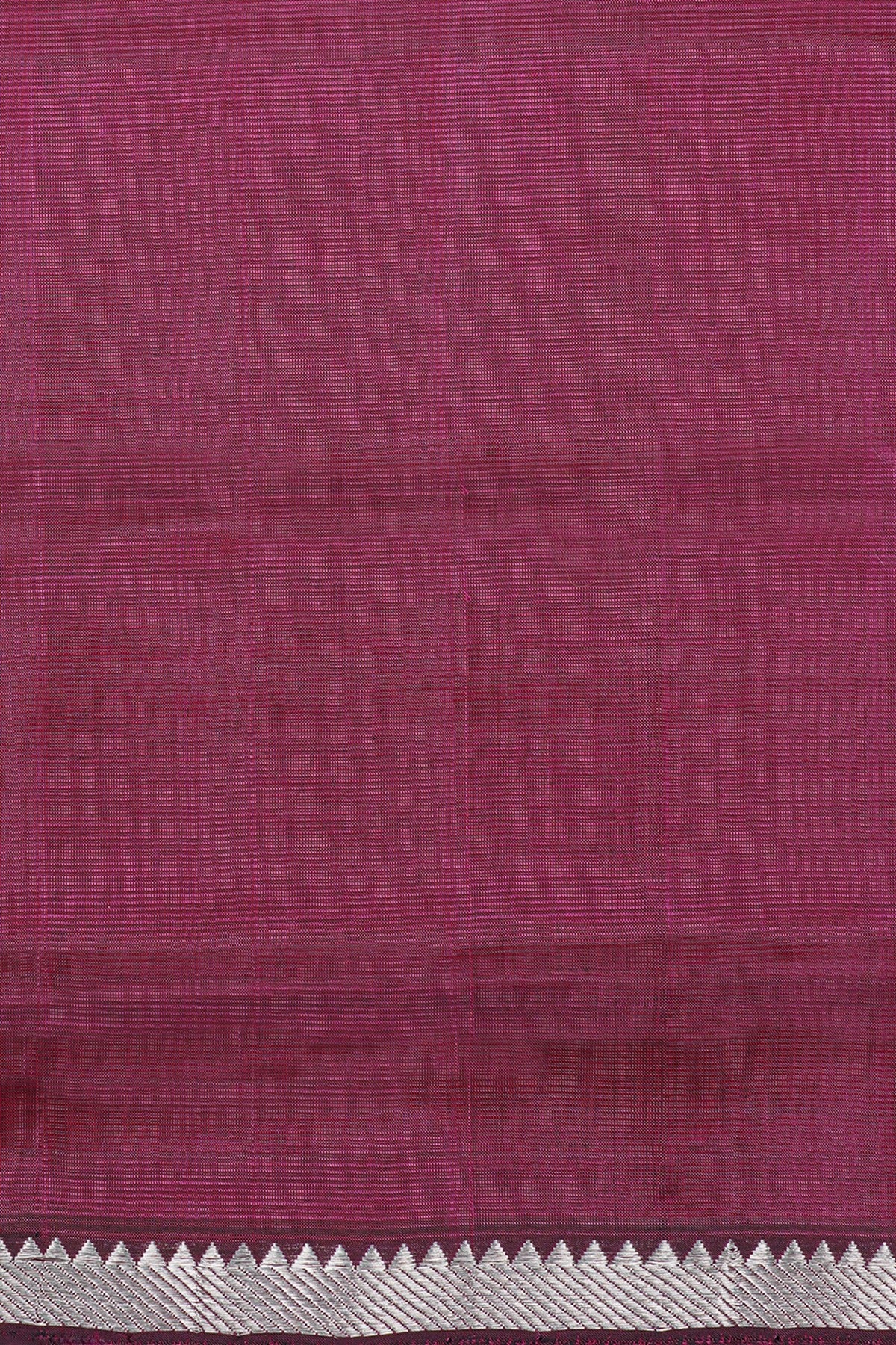 Sico Magenta Zari Border Dress Material