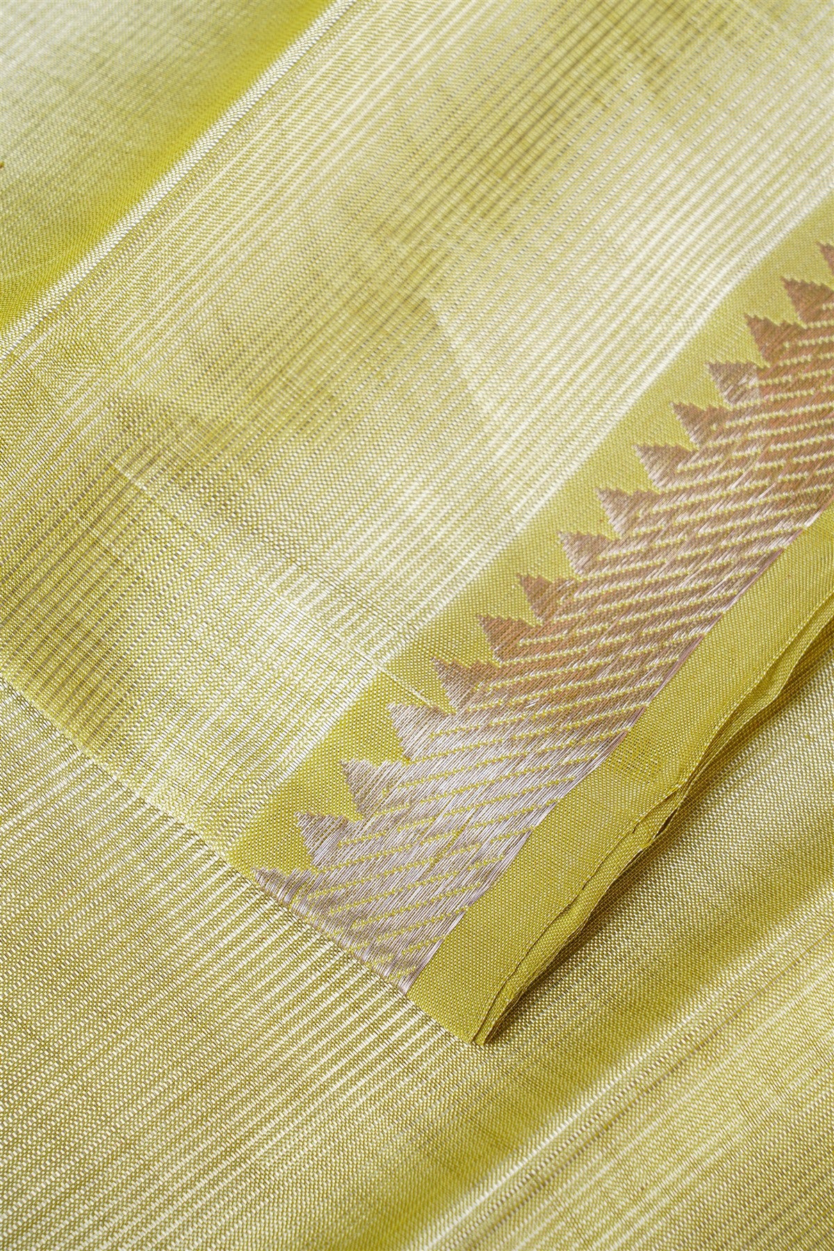Sico Mehendi Green Zari Border Dress Material