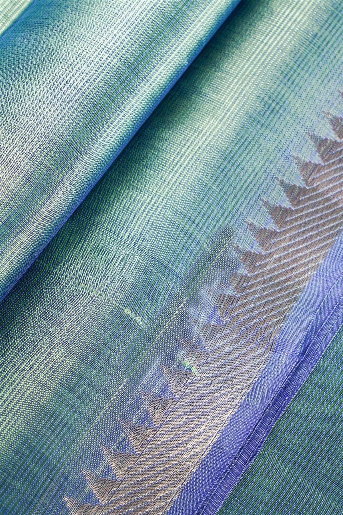 Sico Sea Green Zari Border Dress Material