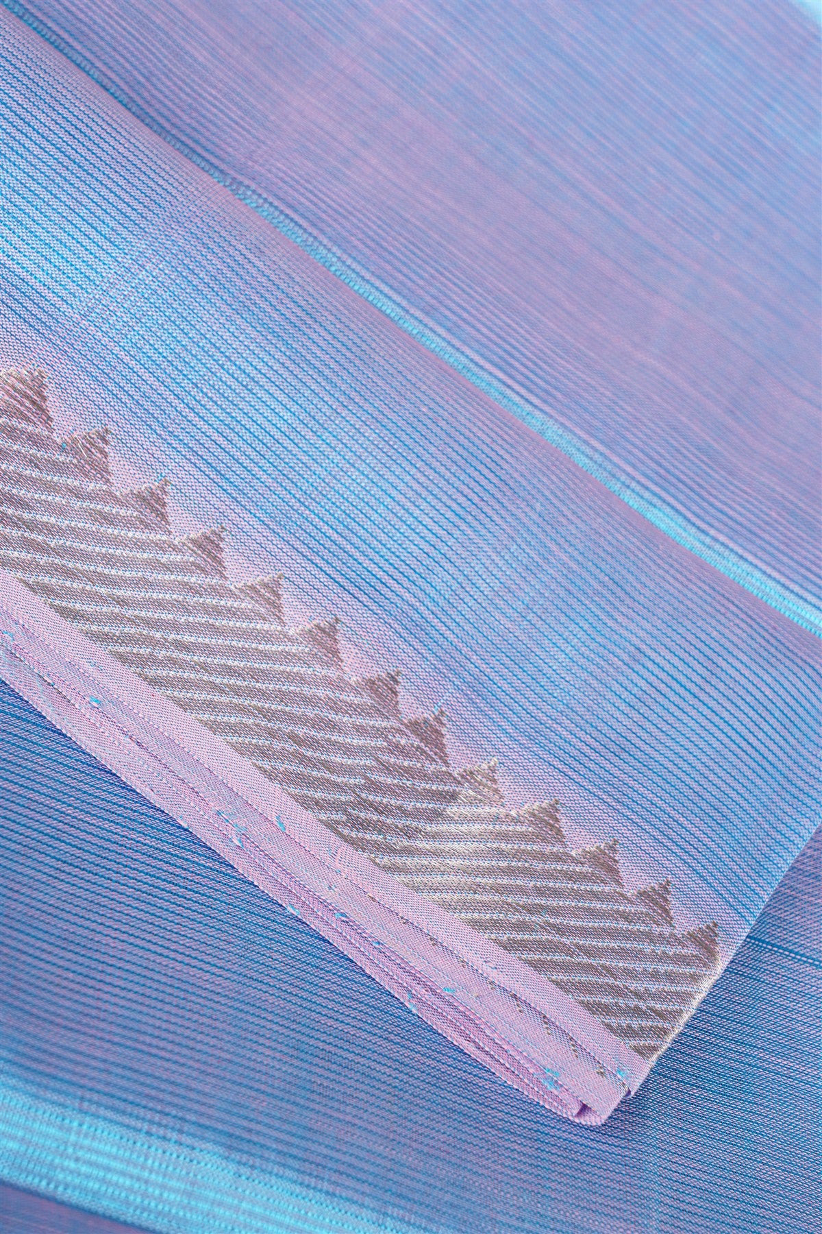 Sico Sky Blue Zari Border Dress Material