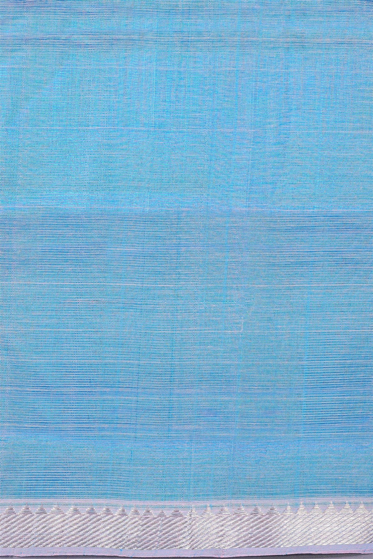 Sico Sky Blue Zari Border Dress Material