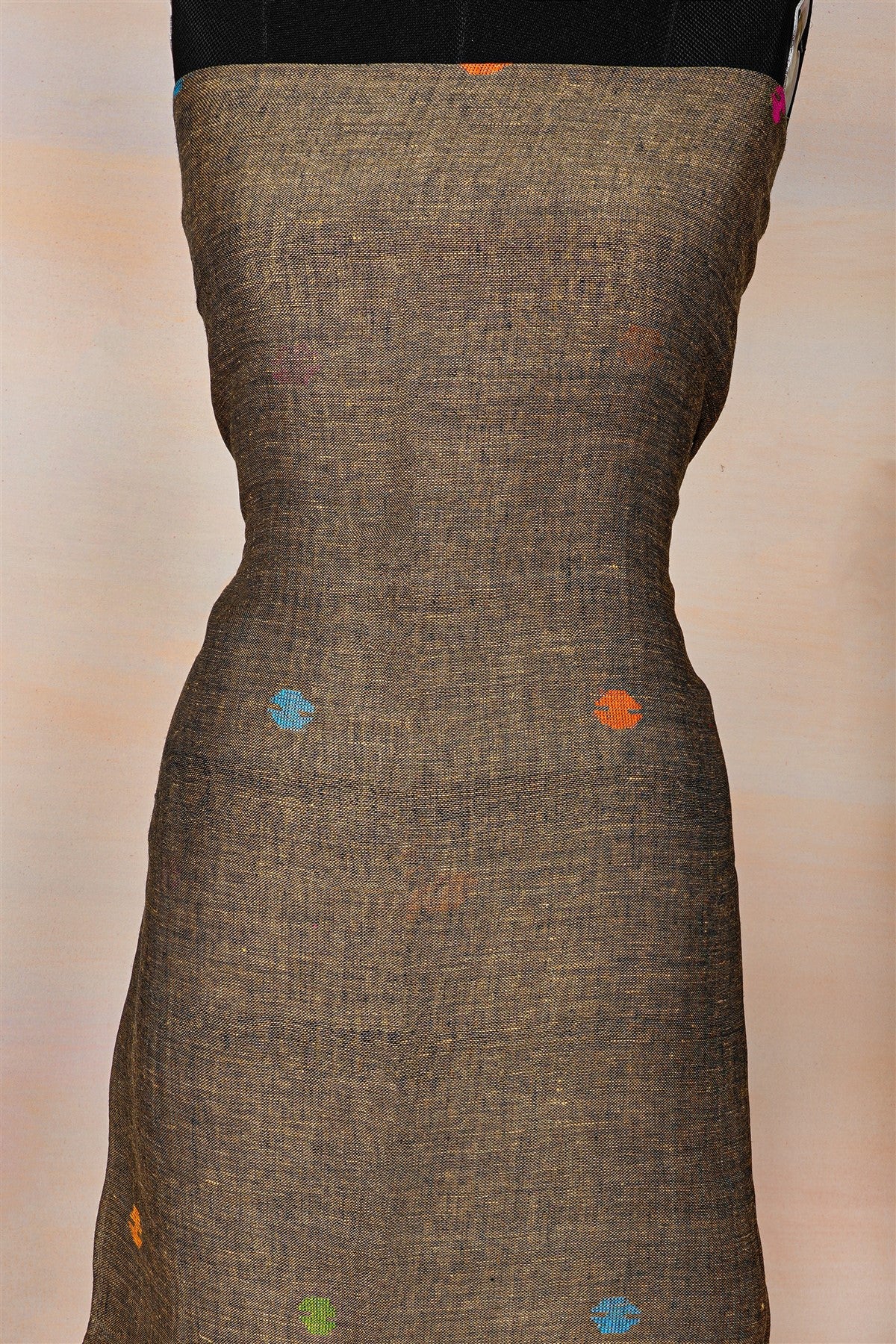 Jute Beige Dress Material