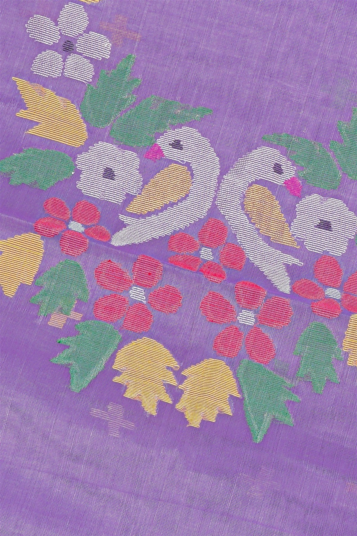Chanderi Lavender Dress Material