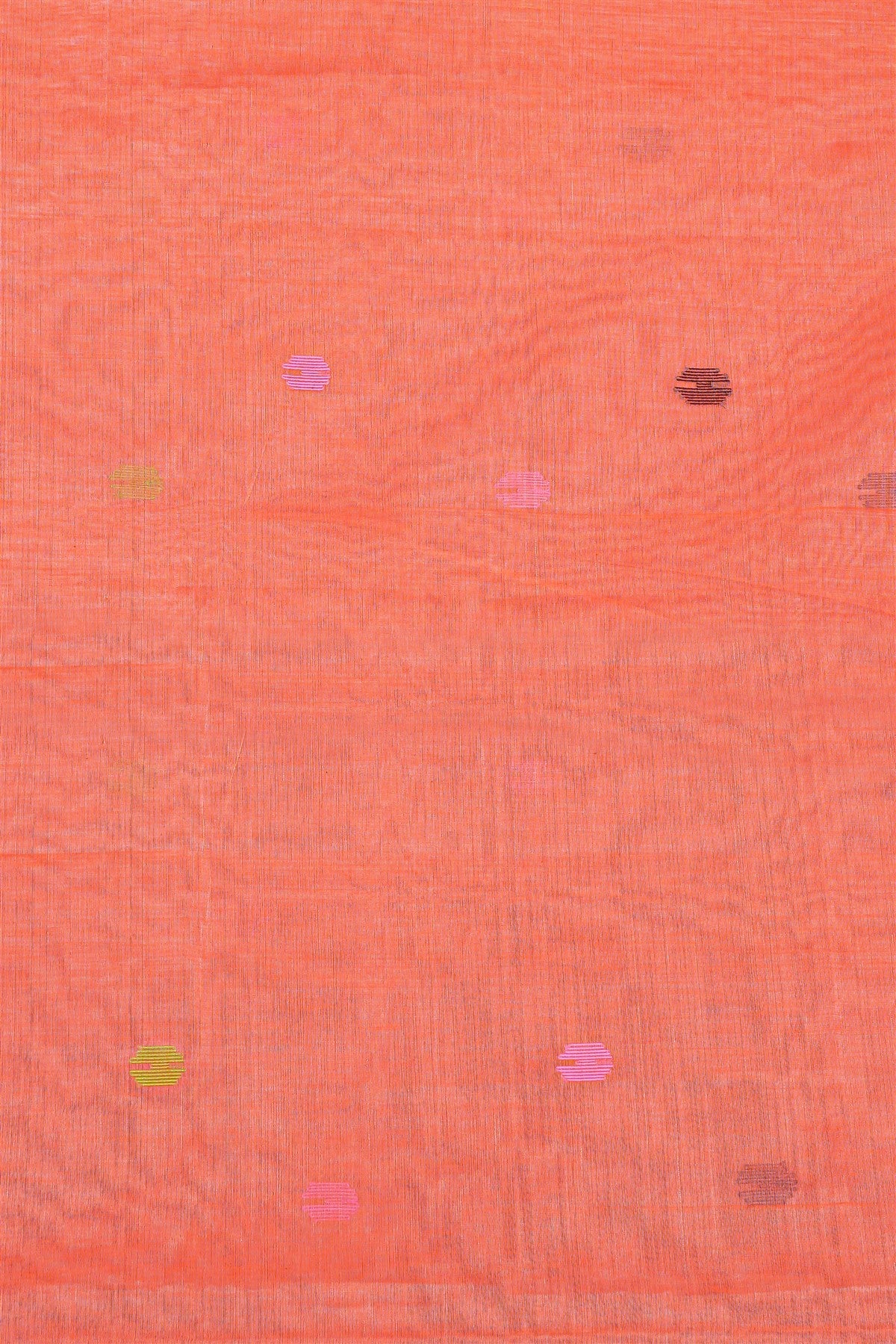 Mul Chanderi Peach Dress Material