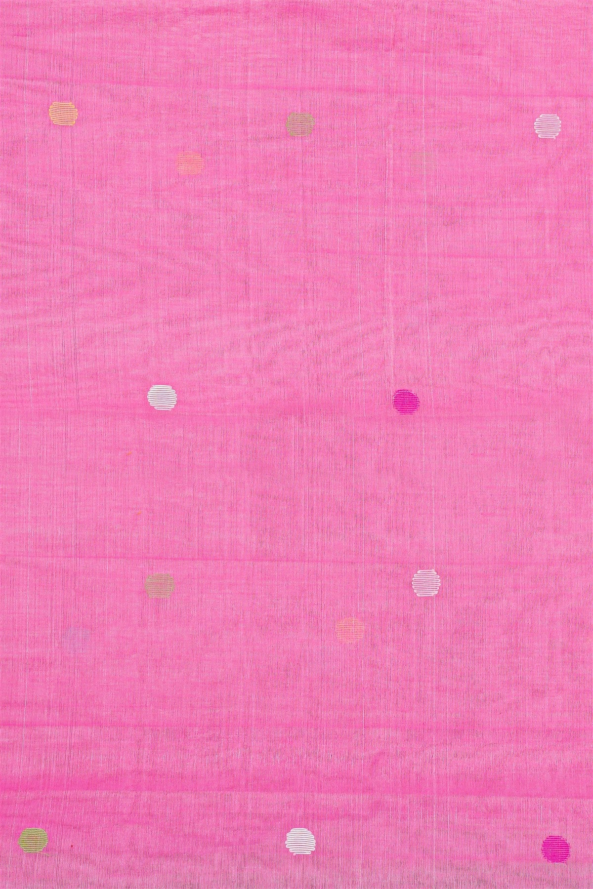 Mul Chanderi Pink Jamdani Dress Material