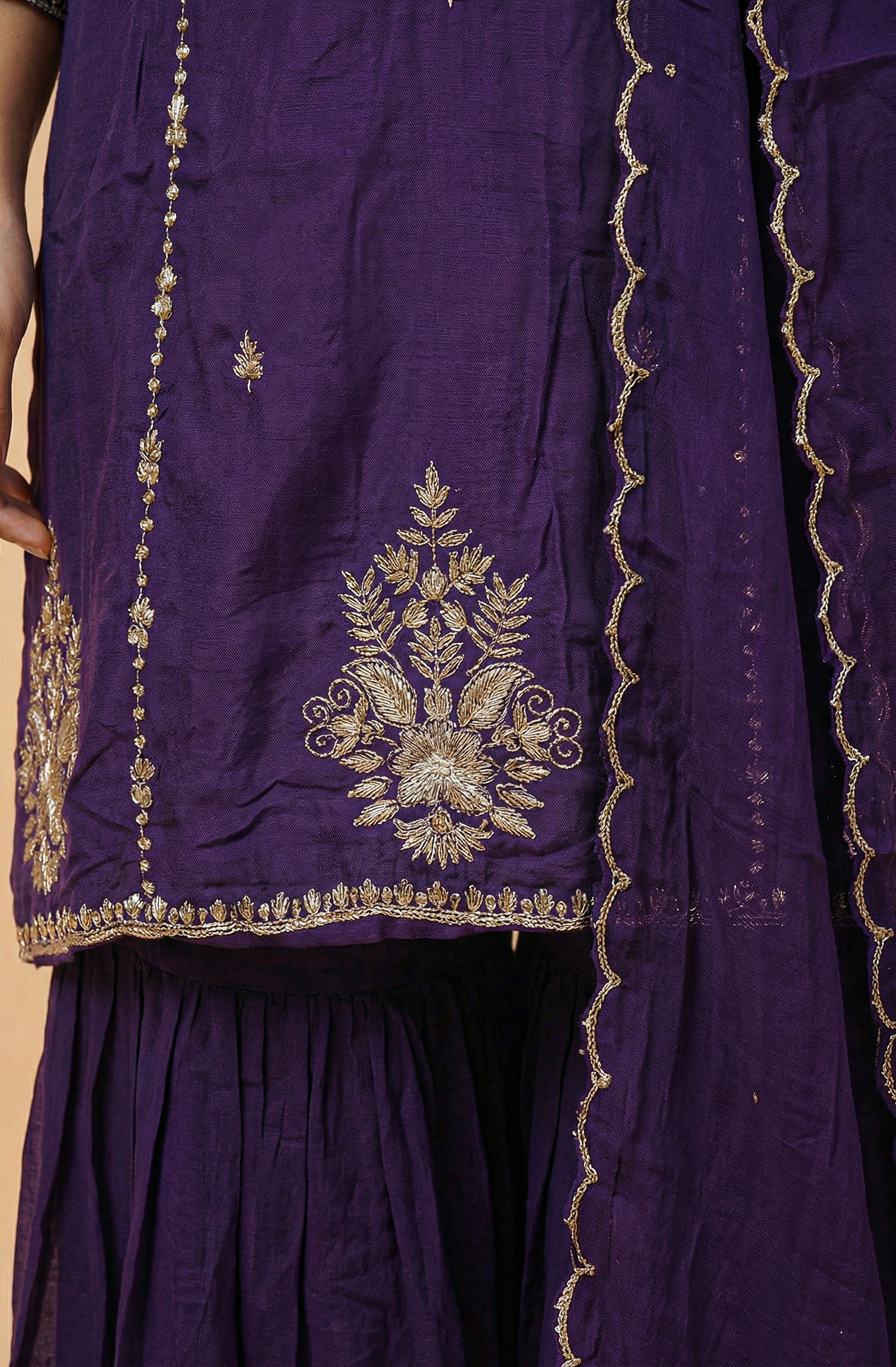 Silk Mustard Kurta