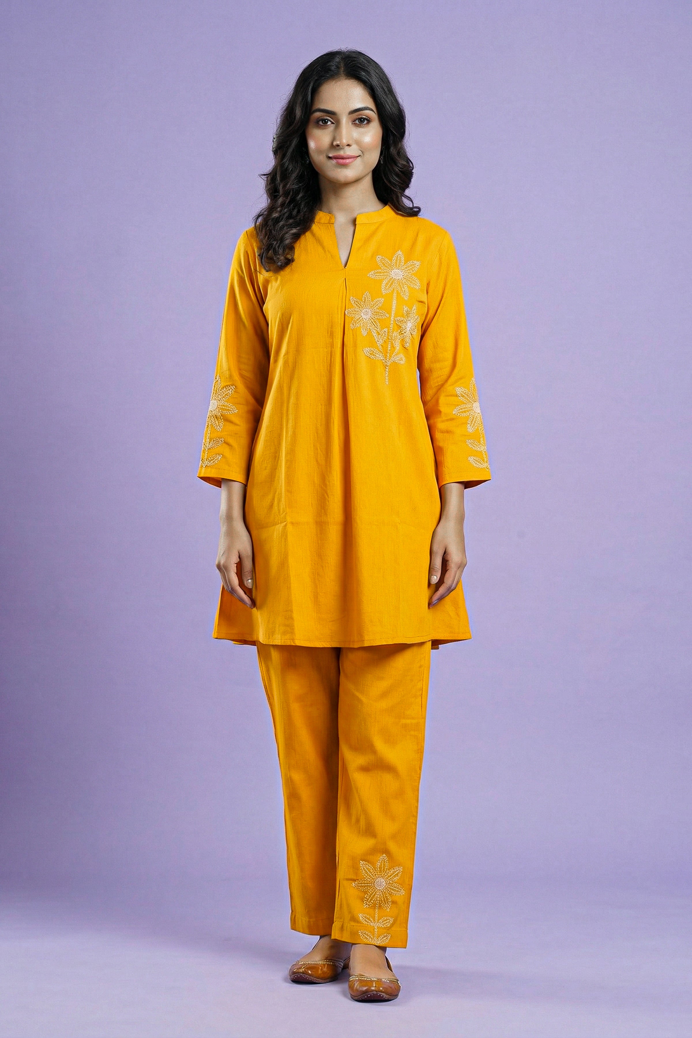 Rayon Twill  Maroon Kurta